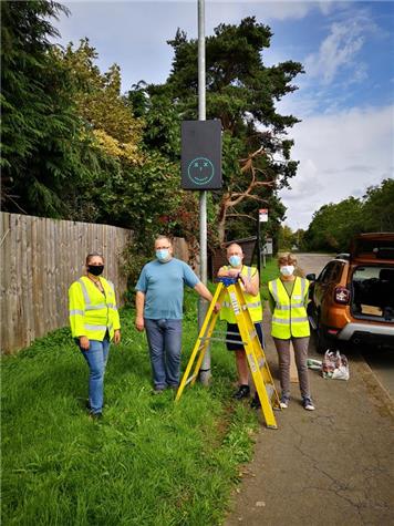  - New Speed Indicator Device installed in village